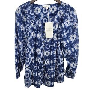 NWT beachlunchlounge Tie Dye Blouse Size Small